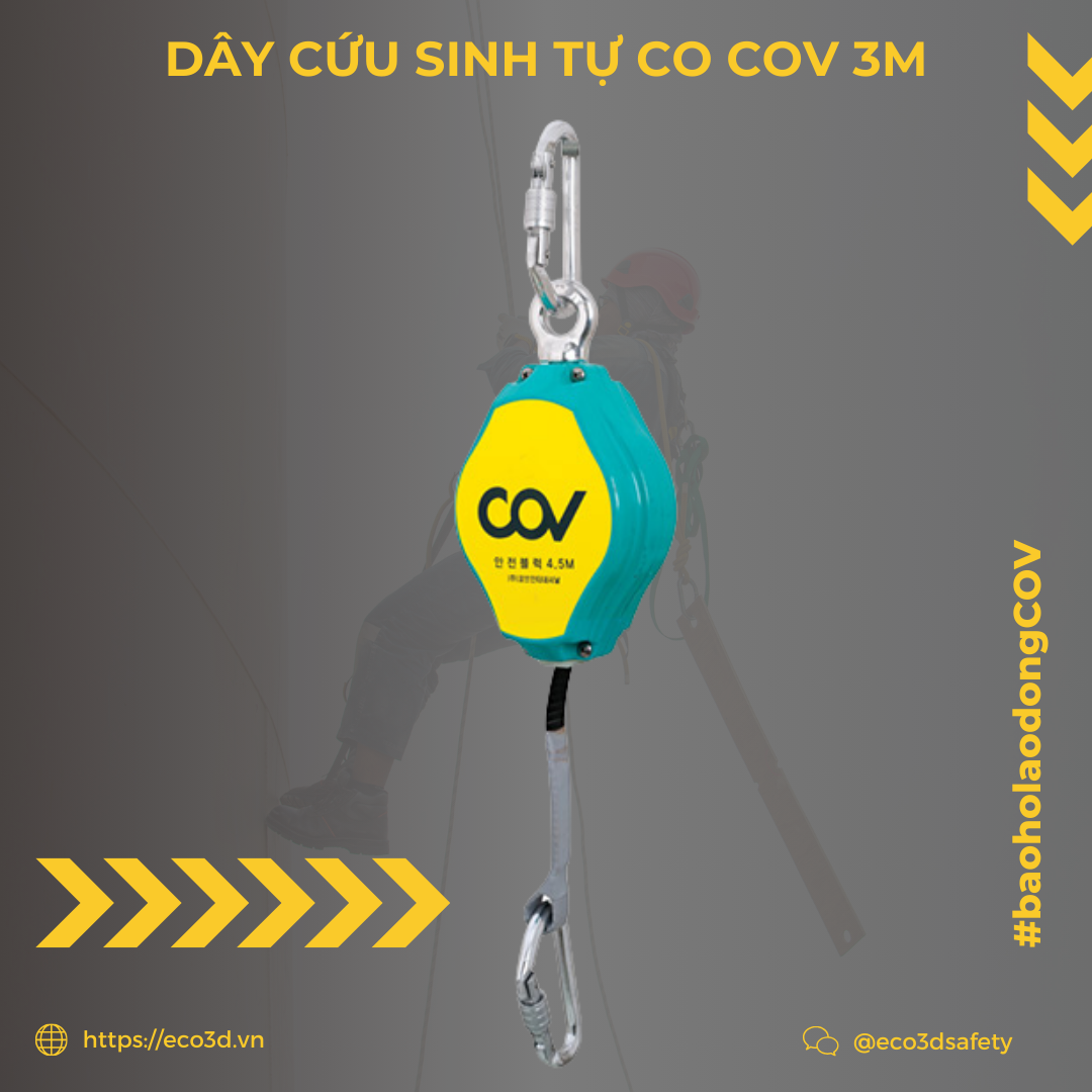 Dây cứu sinh tự co COV 3m